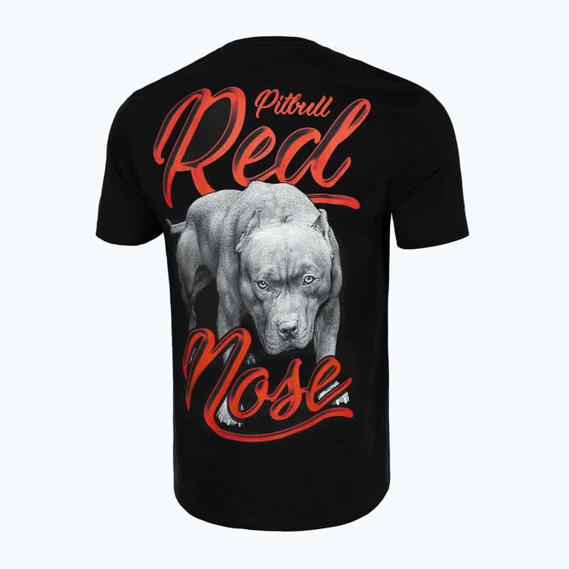 Pitbull West Coast West Coast Red Nose 23 negru tricou pentru bărbați