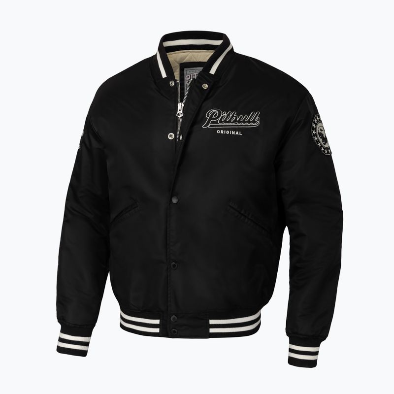 Jachetă de iarnă Pitbull Seabridge Varsity pentru bărbați negru 2