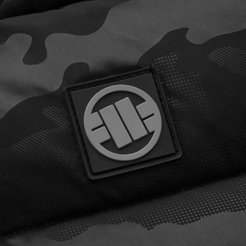 Jacheta de iarnă cu glugă cu glugă pentru bărbați Pitbull Airway 5 Padded Hooded all black camo 8