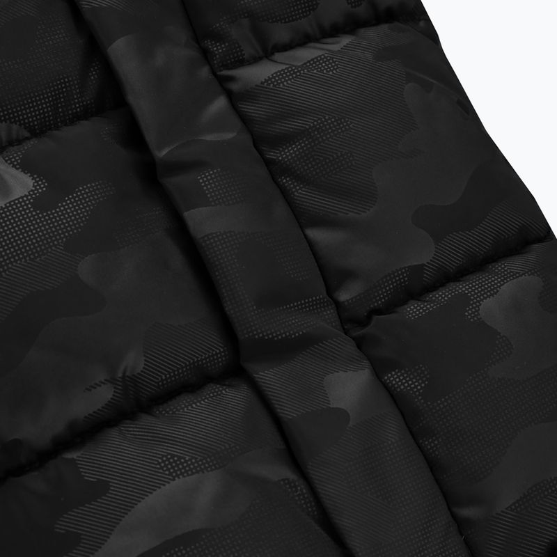 Jacheta de iarnă cu glugă cu glugă pentru bărbați Pitbull Airway 5 Padded Hooded all black camo 11