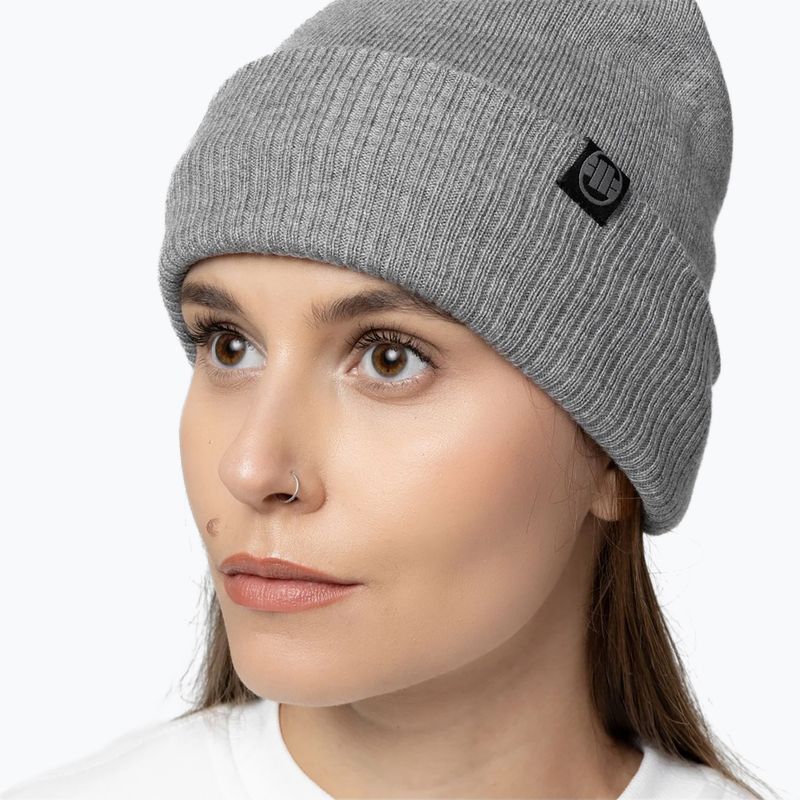 Căciulă de iarnă Pitbull Beanie Small Logo 2 graphite melange 4