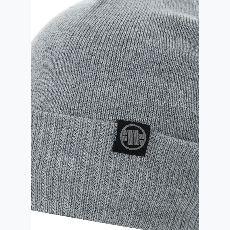 Căciulă de iarnă pentru bărbați Pitbull Beanie Bubble Small Logo grey/melange    Noutate