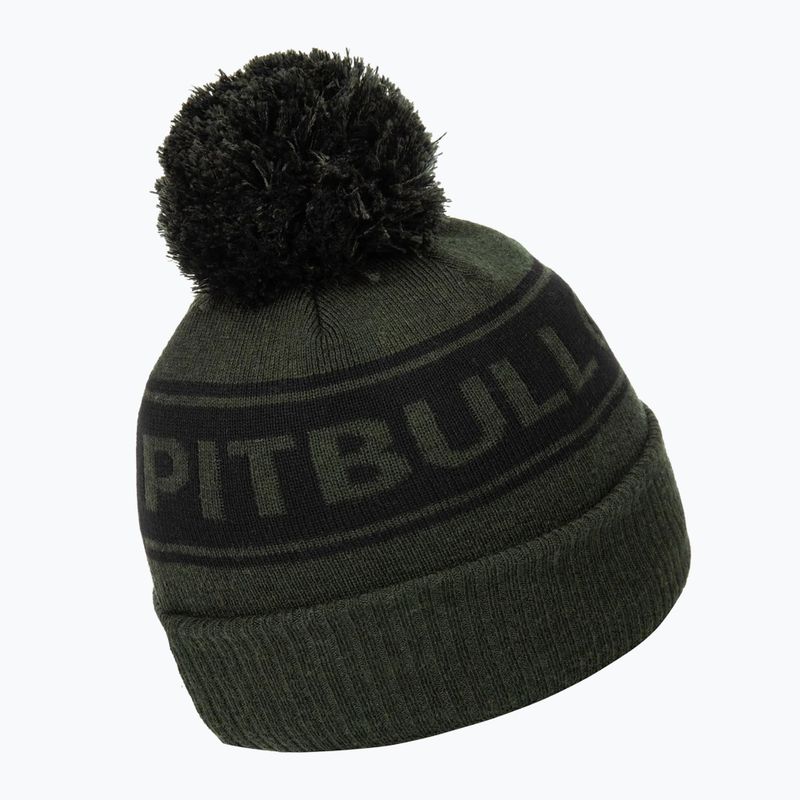 Căciulă de iarnă pentru bărbați Pitbull Beanie Vermel olive/black 2