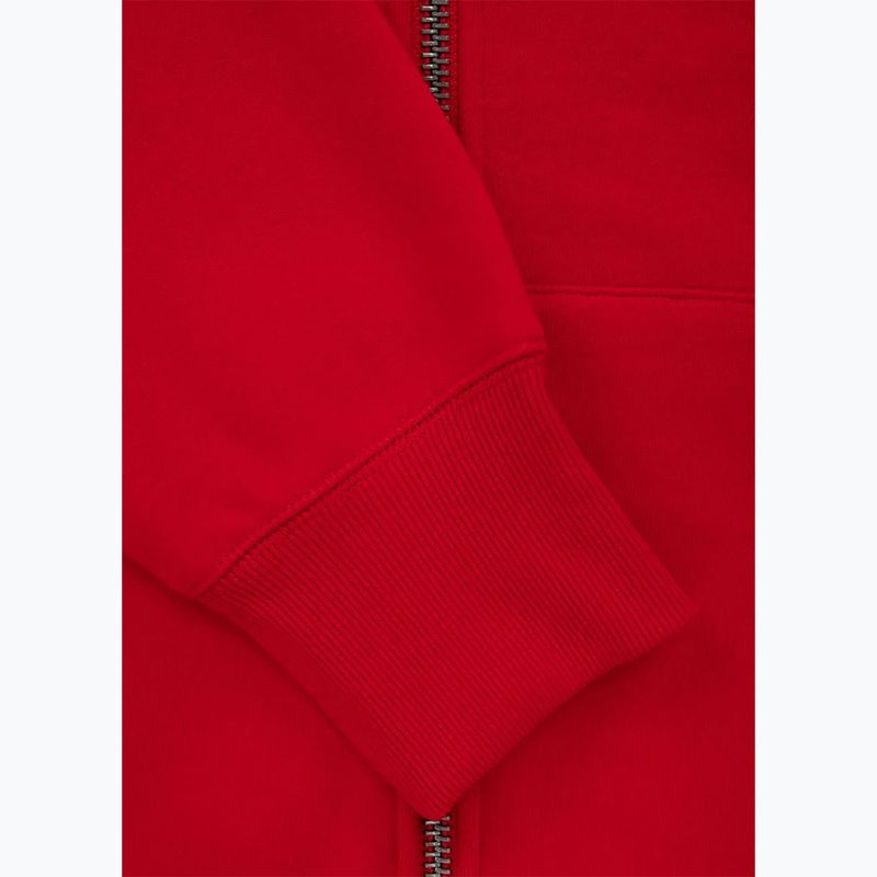 Bluză pentru bărbați Pitbull Small Logo Hooded Zip red 5