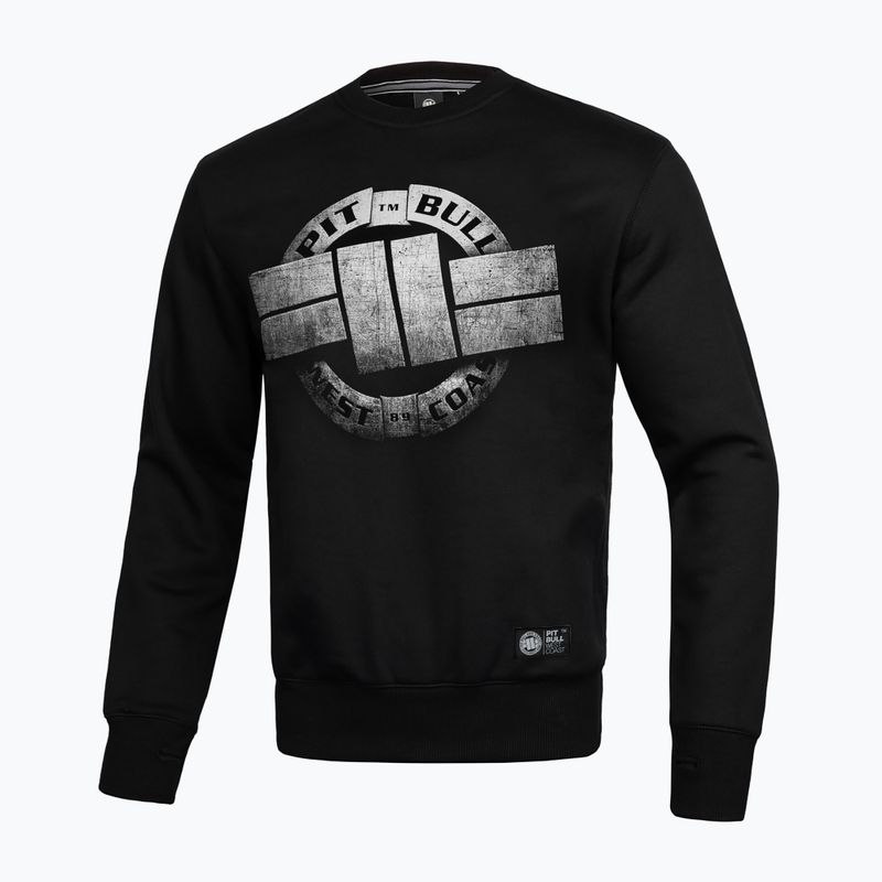 Bărbați Pitbull West Coast West Coast Steel Logo Crewneck pulover negru 3