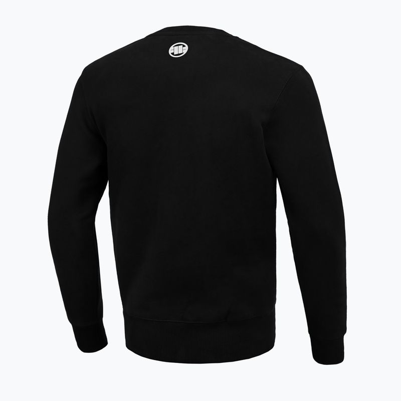 Bărbați Pitbull West Coast West Coast Steel Logo Crewneck pulover negru 4