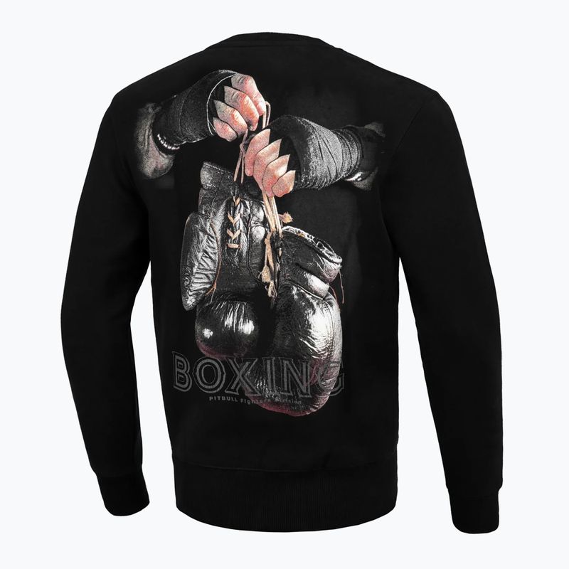 Tricou cu guler creionat Pitbull West Coast Boxing FD pentru bărbați negru 4