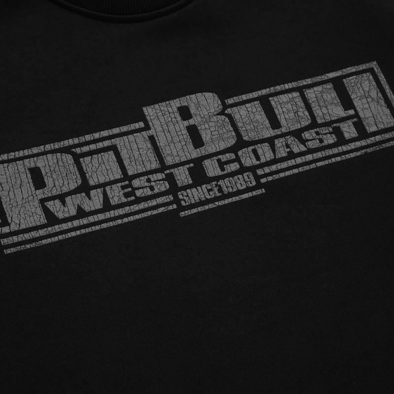 Tricou cu guler creionat Pitbull West Coast Boxing FD pentru bărbați negru 5