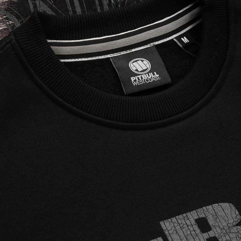 Tricou cu guler creionat Pitbull West Coast Boxing FD pentru bărbați negru 6