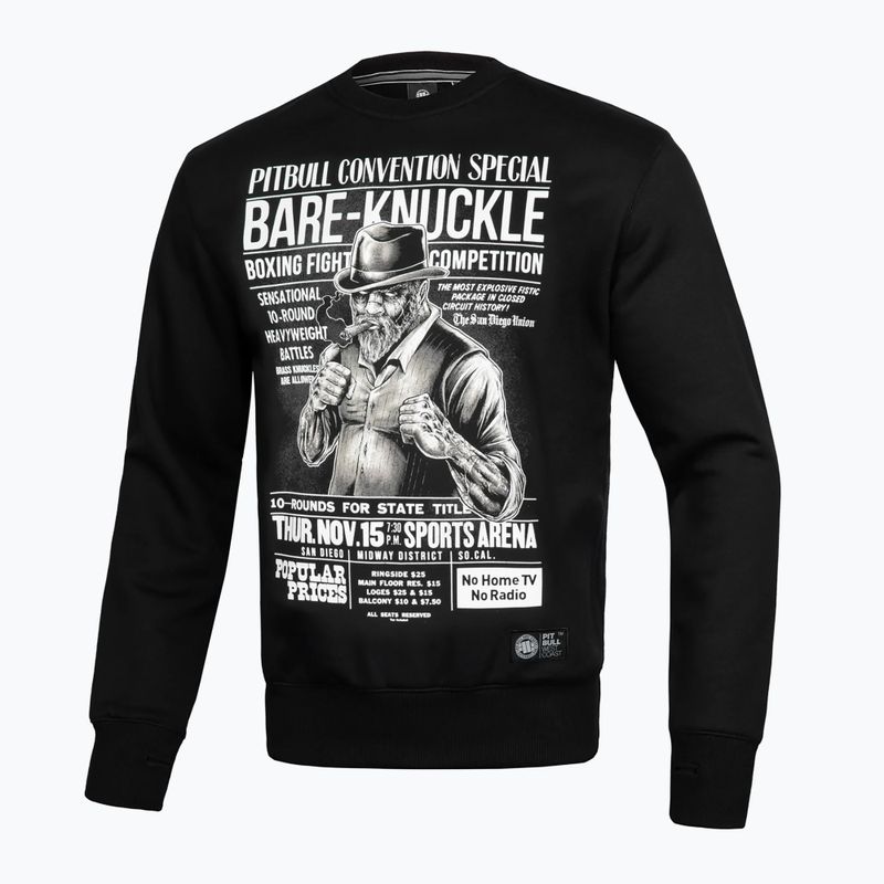 Pittbull West Coast bărbați Bare Knuckle Crewneck pulover negru 2