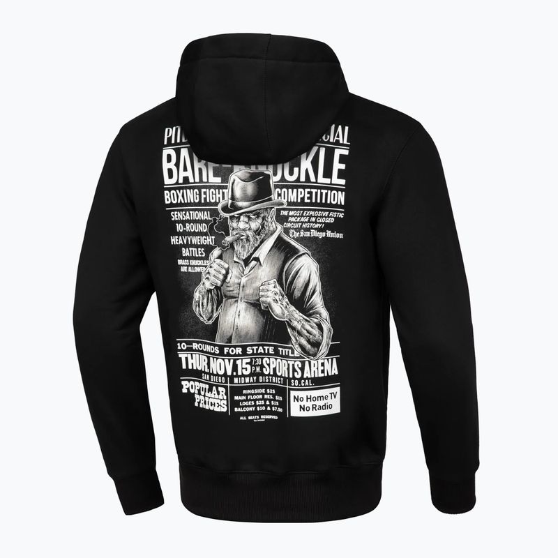 Bărbați Pitbull West Coast Bare Knuckle cu glugă cu glugă negru 2