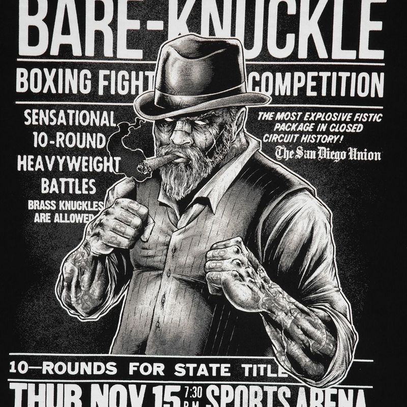 Bărbați Pitbull West Coast Bare Knuckle cu glugă cu glugă negru