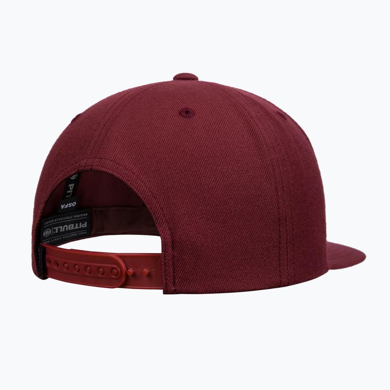 Șapcă Pitbull West Coast Snapback Pitbull YP Classic Premium burgundy 2