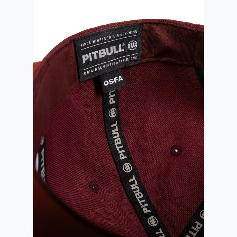 Șapcă Pitbull West Coast Snapback Pitbull YP Classic Premium burgundy 7