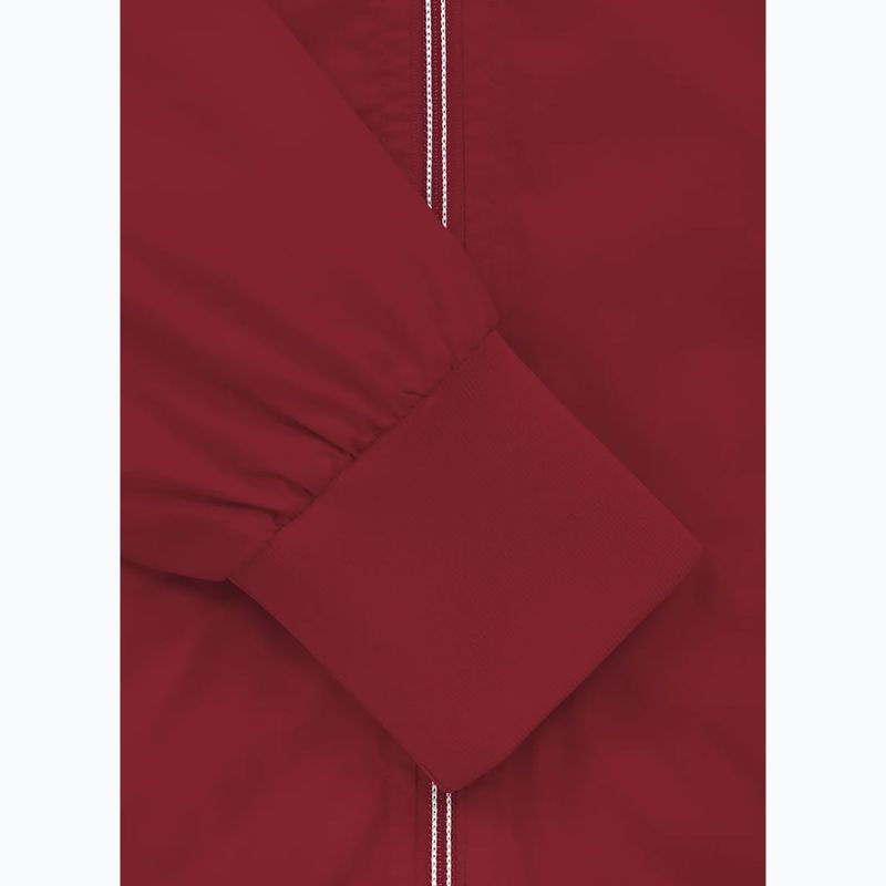 Jachetă pentru bărbați Pitbull West Coast Athletic Logo Hooded Nylon burgundy