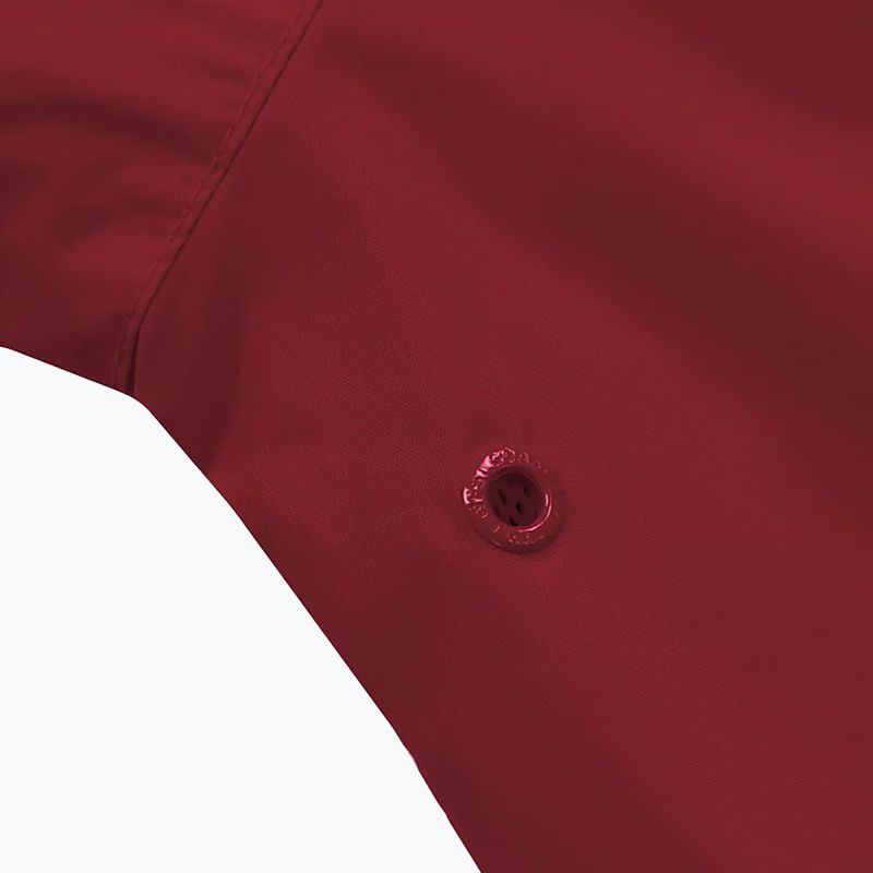 Jachetă pentru bărbați Pitbull West Coast Athletic Logo Hooded Nylon burgundy