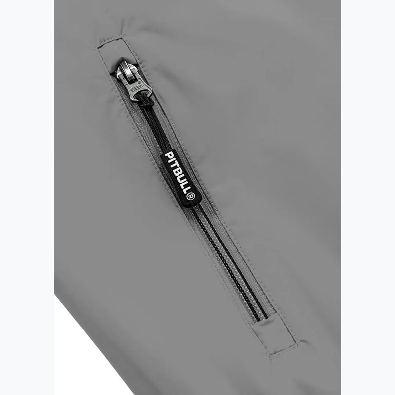 Jachetă pentru bărbați Pitbull West Coast Athletic Logo Hooded Nylon light grey 6