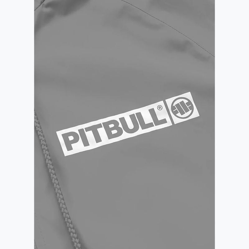 Jachetă pentru bărbați Pitbull West Coast Athletic Logo Hooded Nylon light grey 9