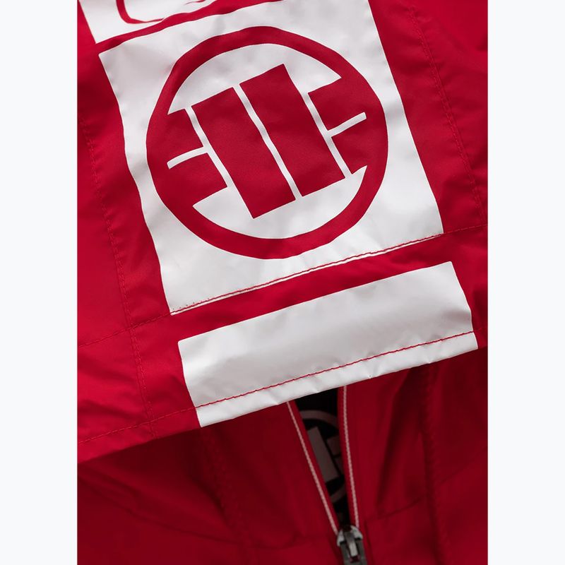Jachetă pentru bărbați Pitbull West Coast Athletic Hilltop Hooded Nylon red 3