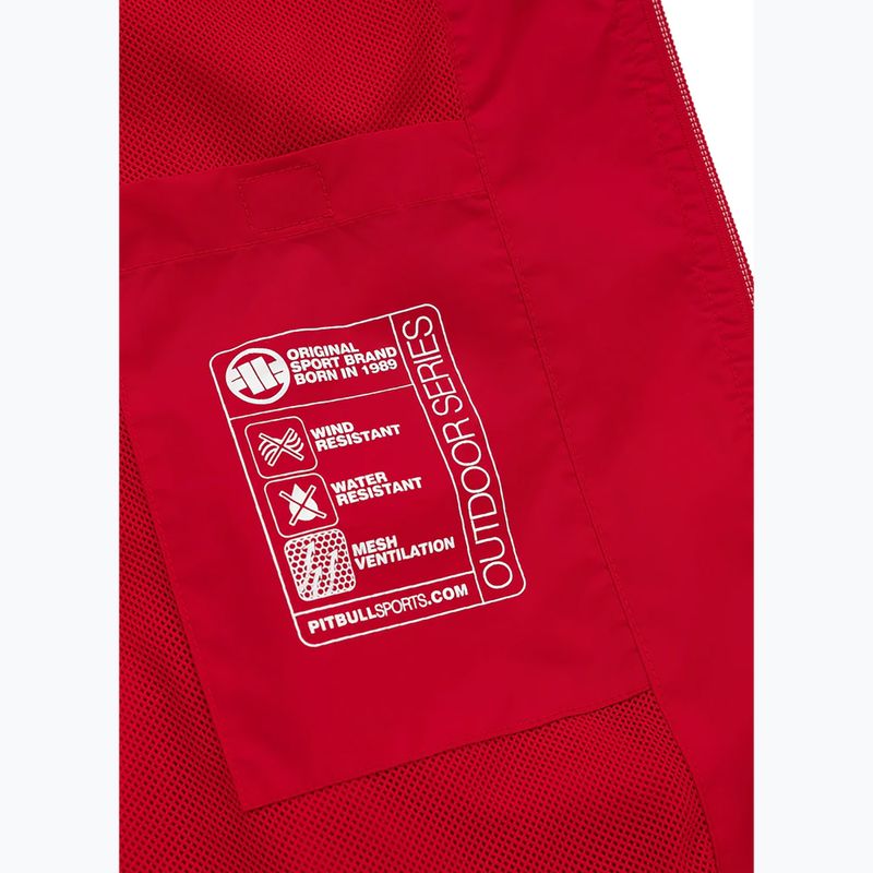 Jachetă pentru bărbați Pitbull West Coast Athletic Hilltop Hooded Nylon red 8