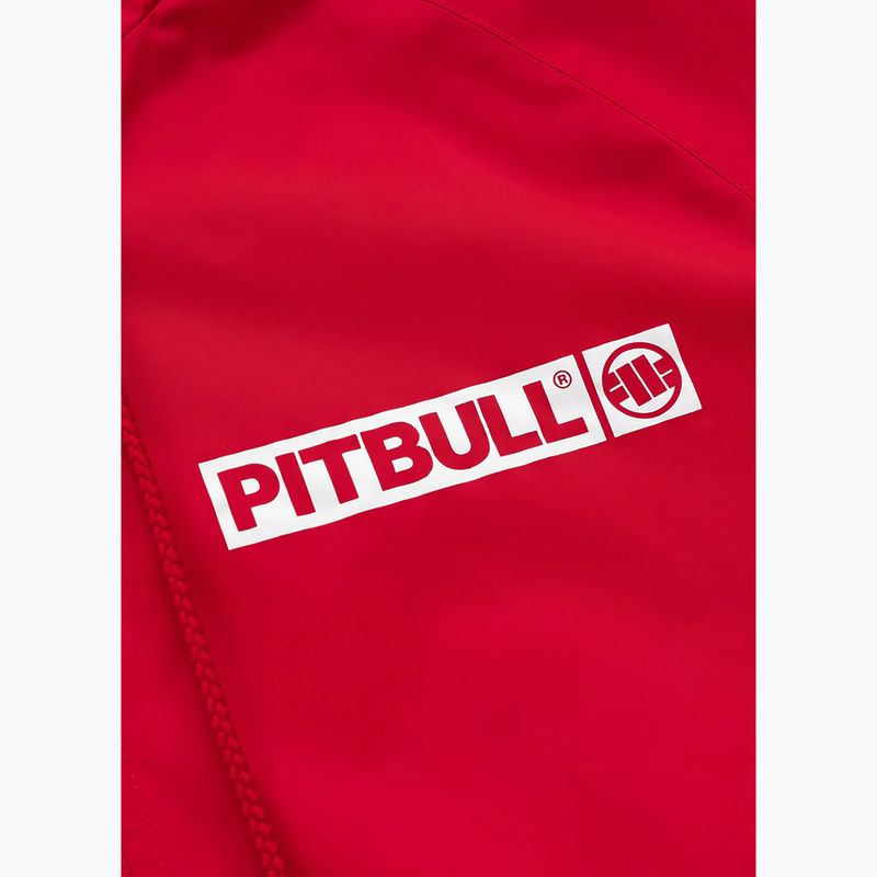 Jachetă pentru bărbați Pitbull West Coast Athletic Hilltop Hooded Nylon red 9