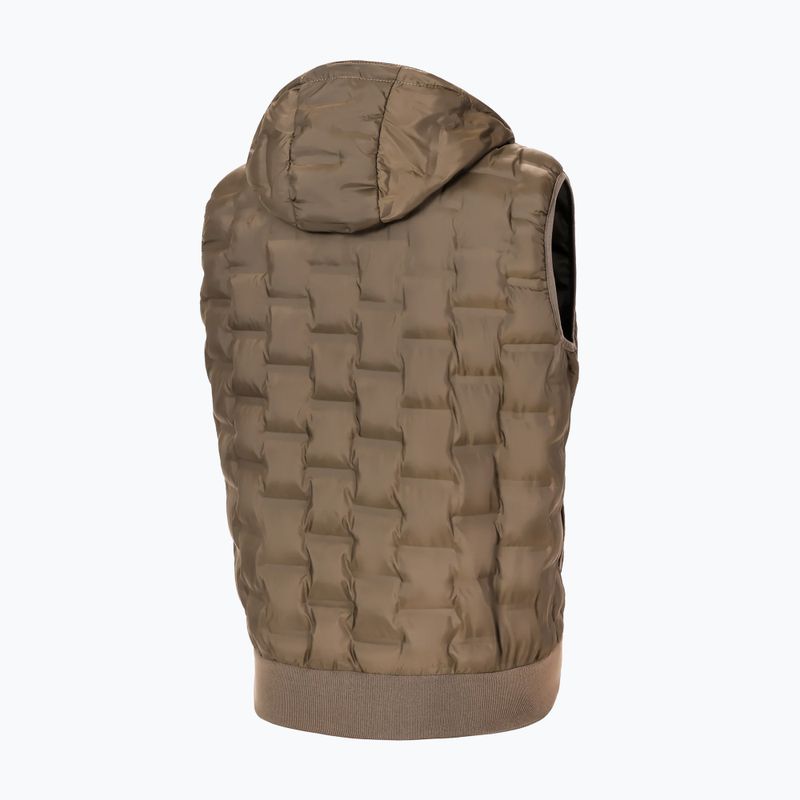Vestă pentru bărbați Pitbull West Coast Eclipse Hooded Padded coyote brown 5
