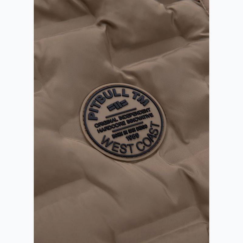 Vestă pentru bărbați Pitbull West Coast Eclipse Hooded Padded coyote brown 8