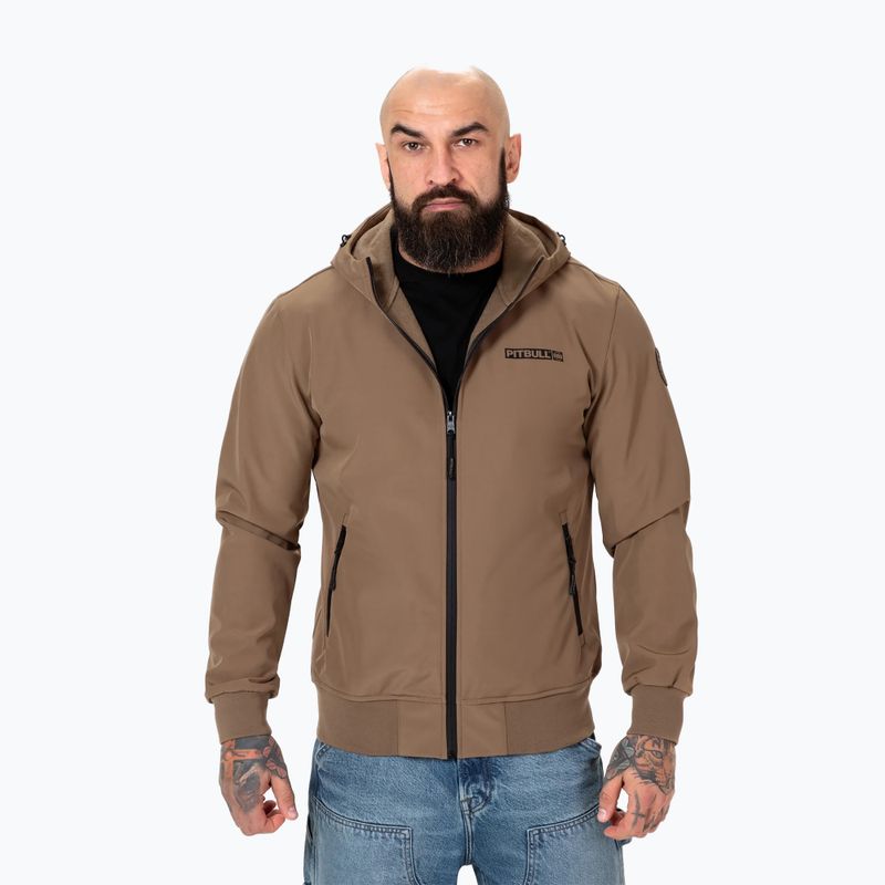 Jachetă pentru bărbați Pitbull West Coast Midway 2 Softshell coyote brown