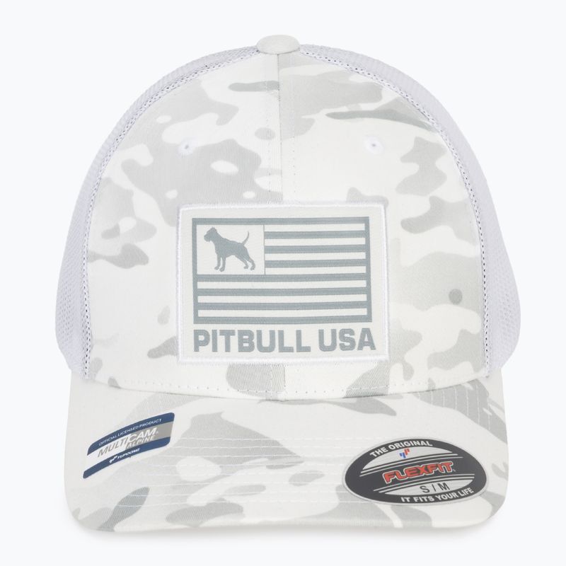 Șapcă pentru bărbați Pitbull Mesh Full Cap Pitbull Usa Multicam white/camouflage 2