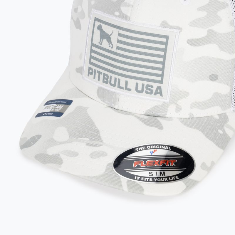 Șapcă pentru bărbați Pitbull Mesh Full Cap Pitbull Usa Multicam white/camouflage 3