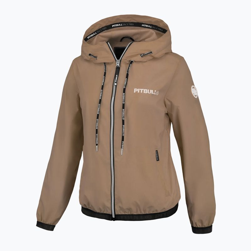 Jachetă pentru femei Pitbull West Coast Dahlia 2 Hooded Nylon sand 4