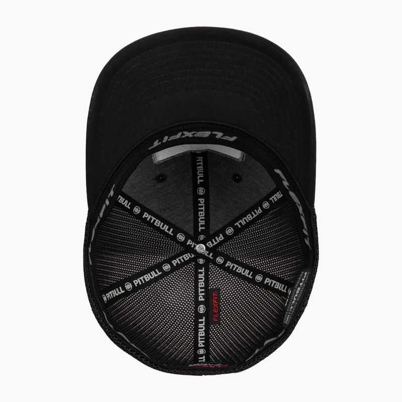 Șapcă pentru bărbați Pitbull Mesh Full Cap Pitbull Usa Multicam black 3