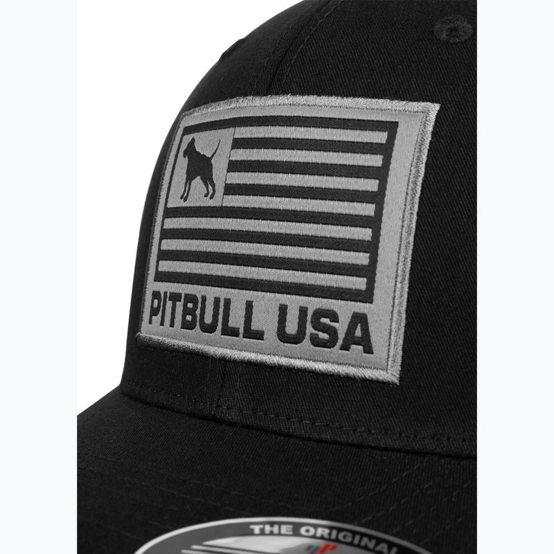 Șapcă pentru bărbați Pitbull Mesh Full Cap Pitbull Usa Multicam black 4