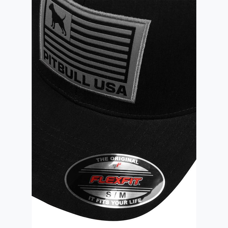 Șapcă pentru bărbați Pitbull Mesh Full Cap Pitbull Usa Multicam black 5