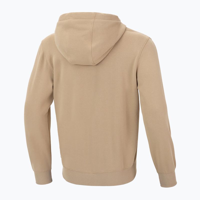 Bluză pentru bărbați Pitbull West Coast Terry Group Hooded Zip sand 2