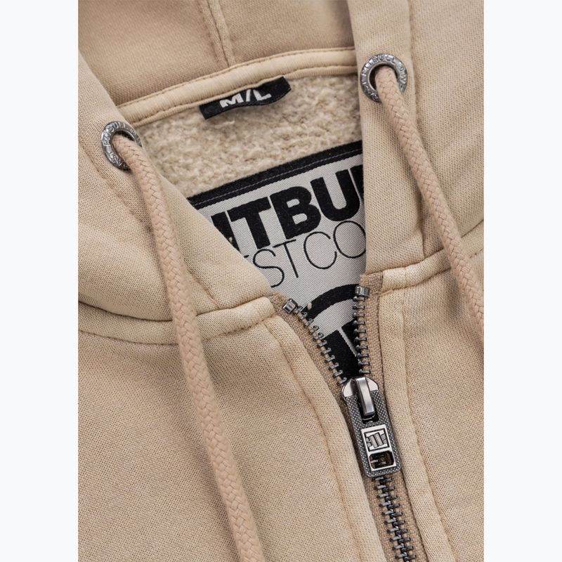 Hanorac pentru femei Pitbull West Coast Manzanita Washed Hooded Zip sand 6