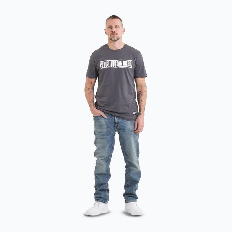 Tricou pentru bărbați Pitbull Eighty Nine Dog graphite 2