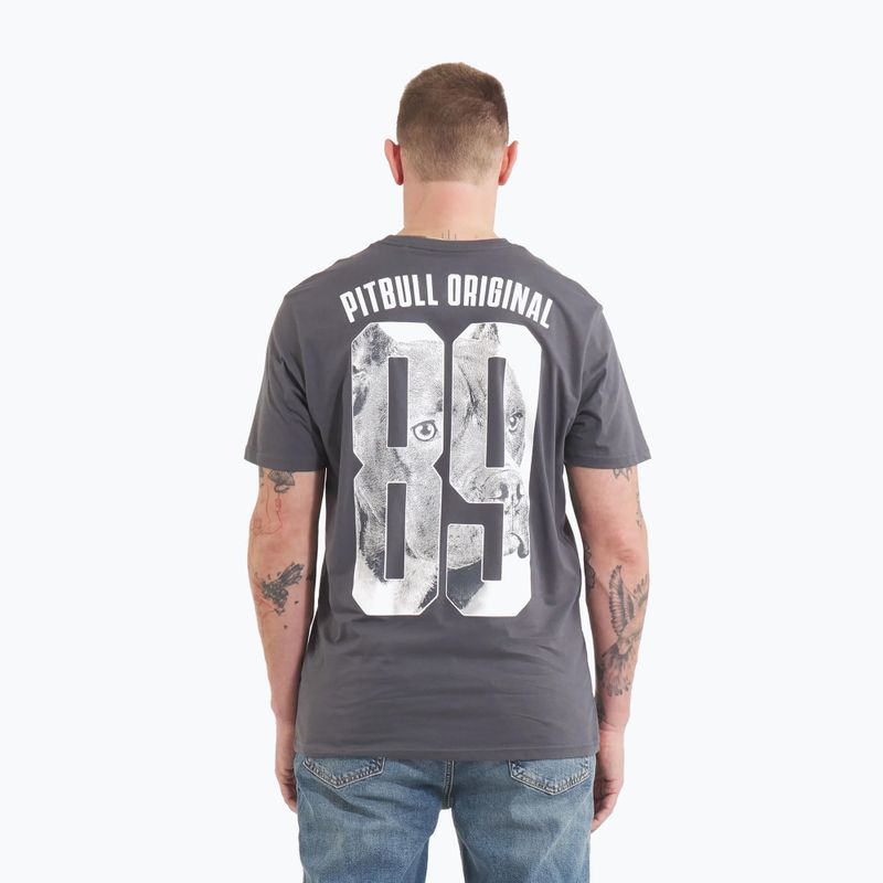 Tricou pentru bărbați Pitbull Eighty Nine Dog graphite 3