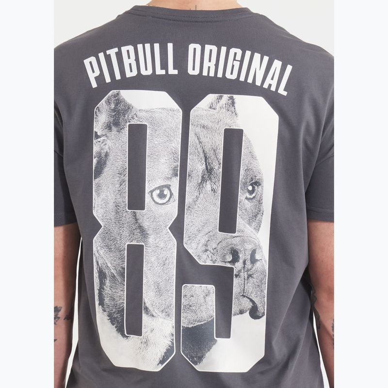 Tricou pentru bărbați Pitbull Eighty Nine Dog graphite 5