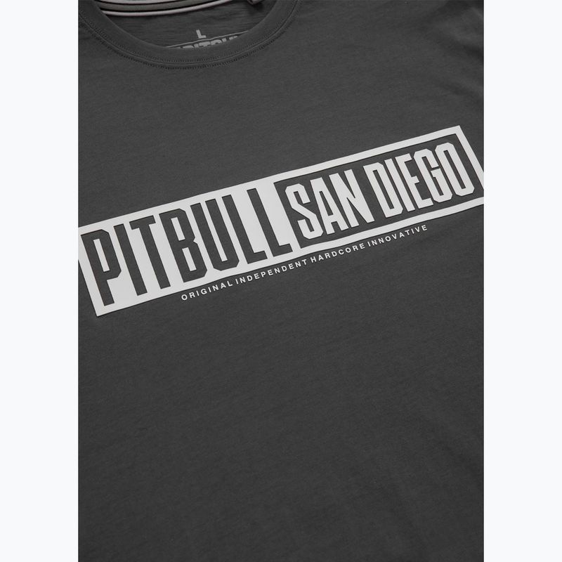 Tricou pentru bărbați Pitbull Eighty Nine Dog graphite 9