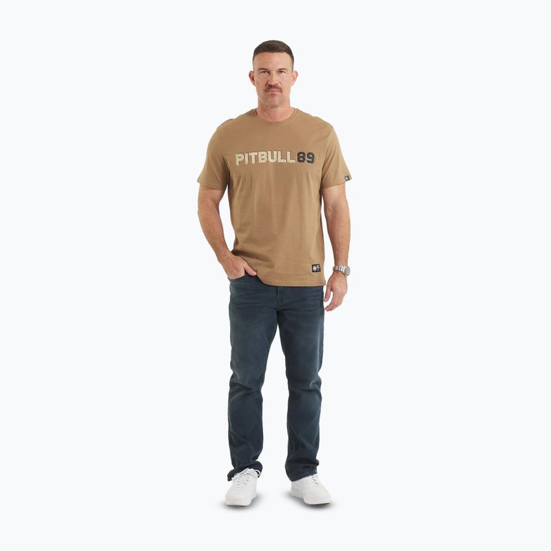 Tricou Pitbull Dog 89 coyote brown 2