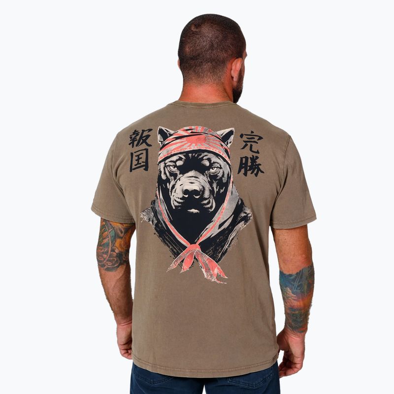 Tricou pentru bărbați Pitbull West Coast Bravery coyote brown