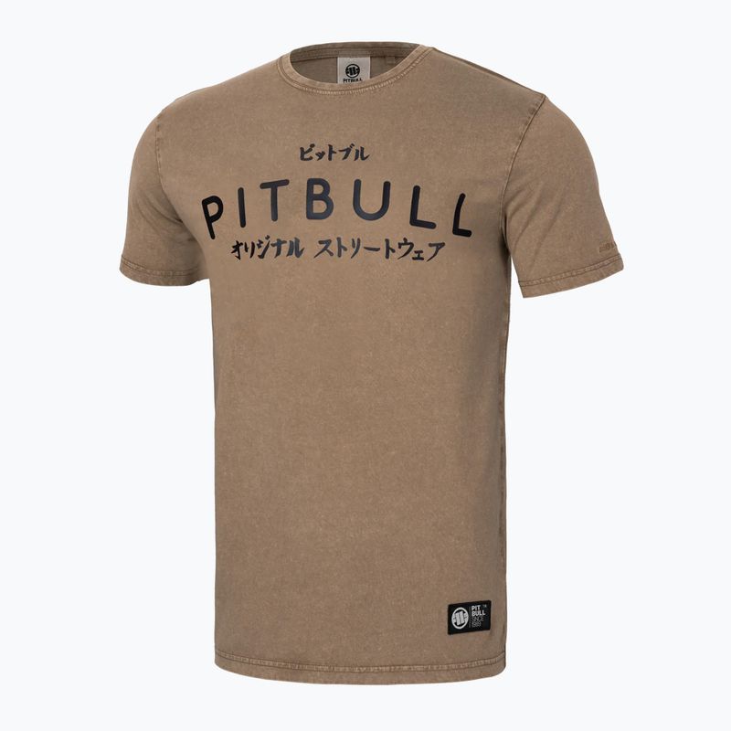 Tricou pentru bărbați Pitbull West Coast Bravery coyote brown