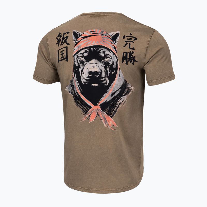 Tricou pentru bărbați Pitbull West Coast Bravery coyote brown