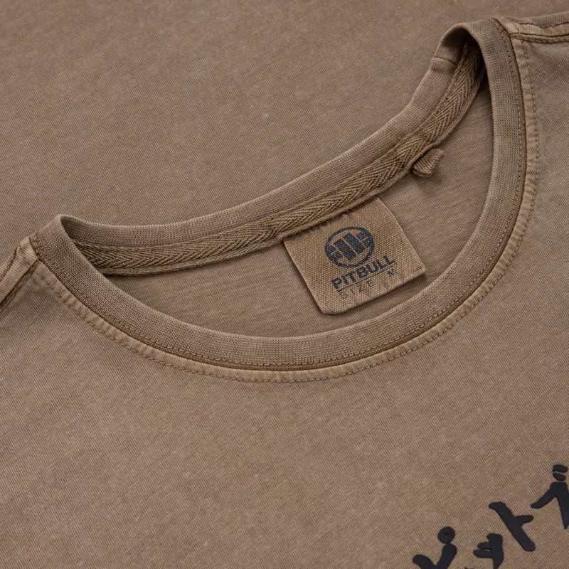 Tricou pentru bărbați Pitbull West Coast Bravery coyote brown
