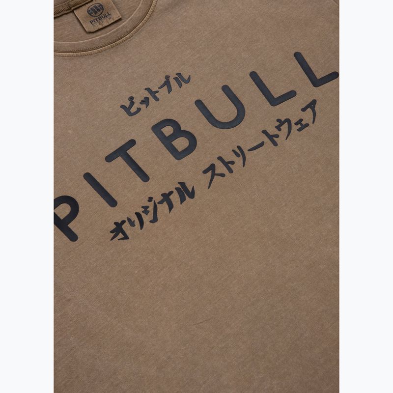 Tricou pentru bărbați Pitbull West Coast Bravery coyote brown