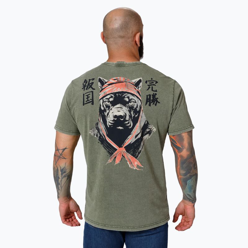 Tricou pentru bărbați Pitbull West Coast Bravery olive