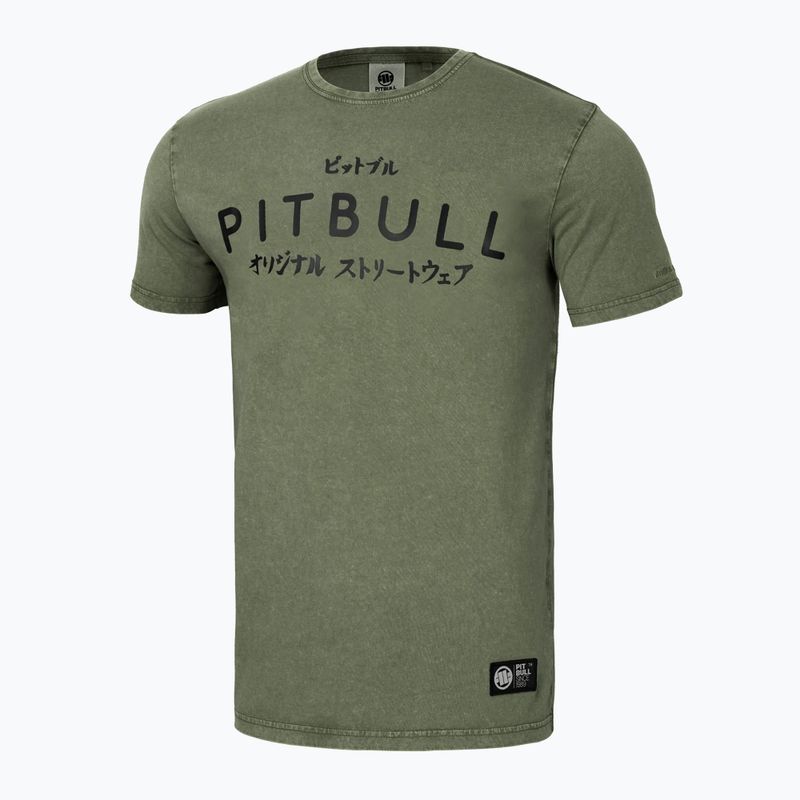 Tricou pentru bărbați Pitbull West Coast Bravery olive