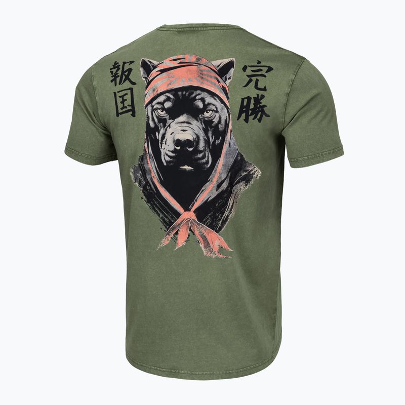 Tricou pentru bărbați Pitbull West Coast Bravery olive