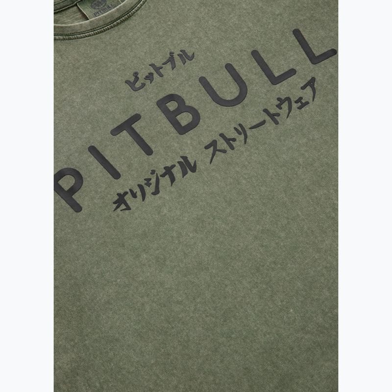 Tricou pentru bărbați Pitbull West Coast Bravery olive